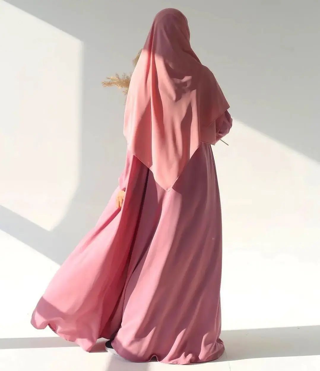 Pink Maxy Abaya