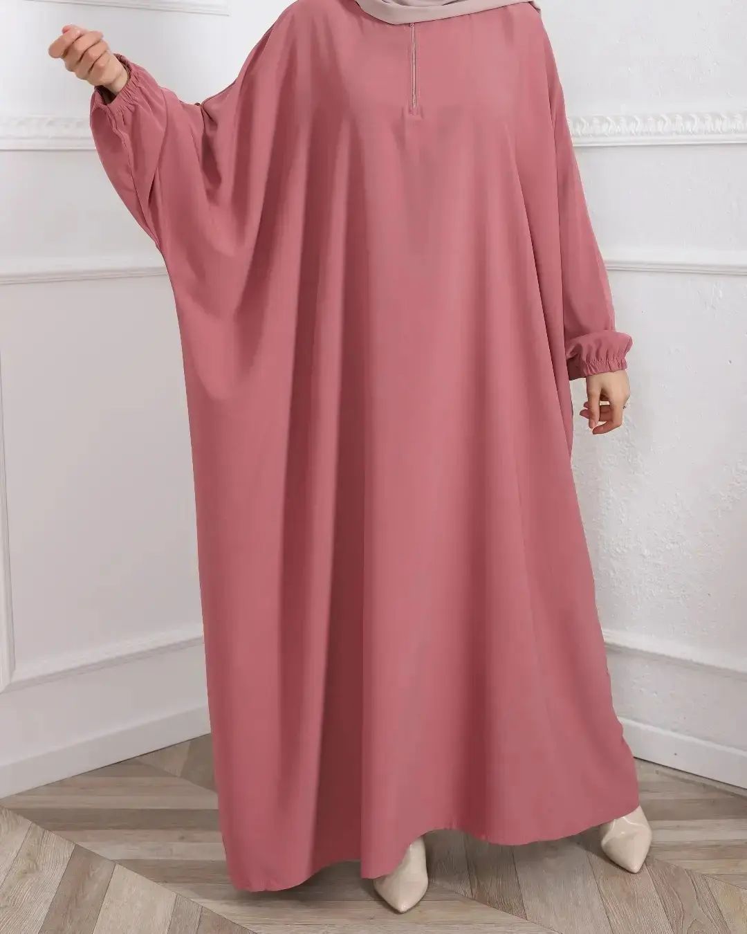 Pink Beggy Abaya