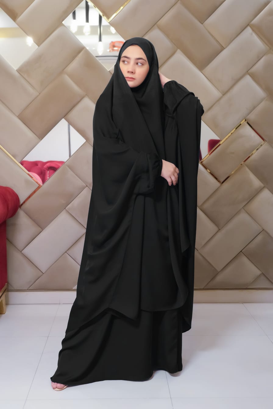 Black Three Peice Jilbab