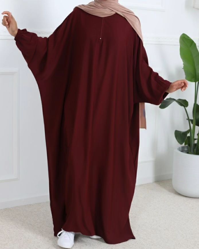 Maroon Beggy Abaya