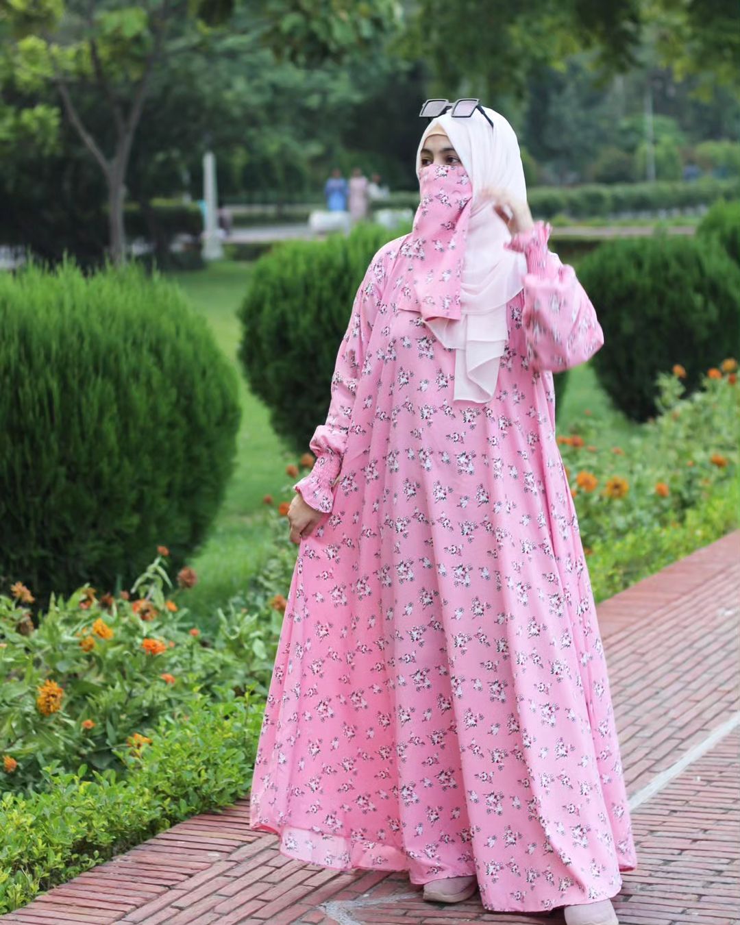 Pink Floral Maxy