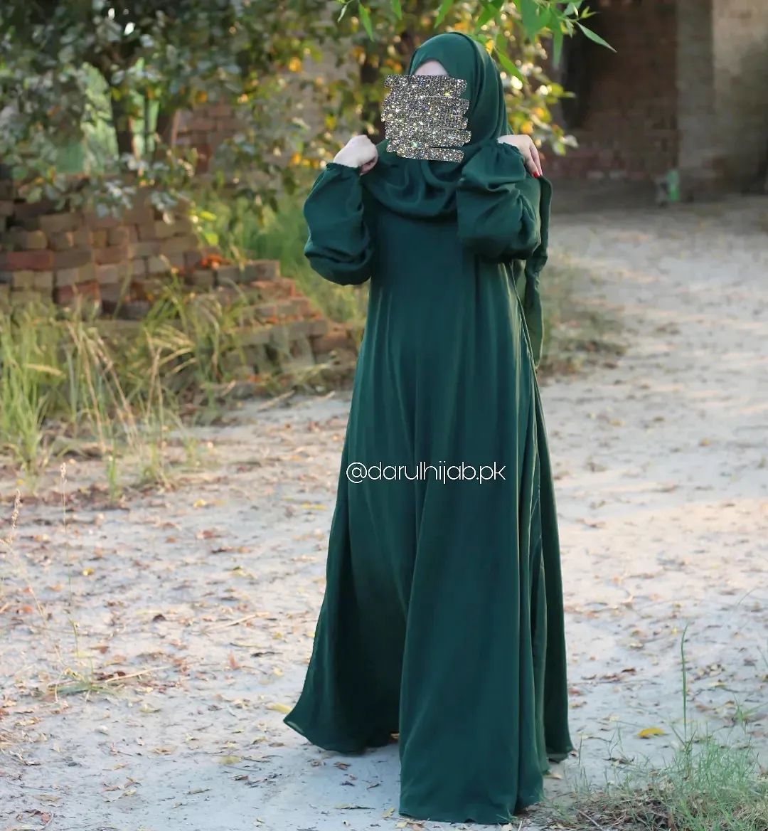 Green Maxy Abaya