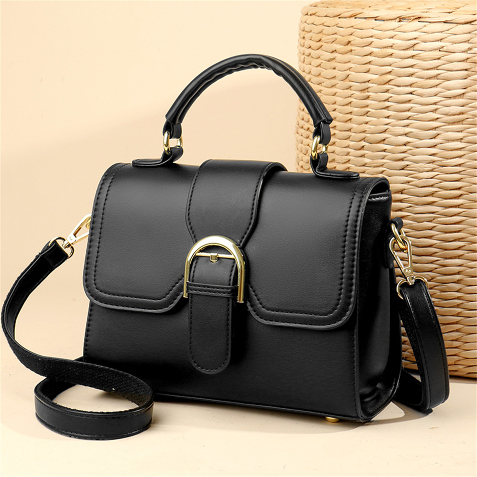 Buckle Decor Flap Square Bag