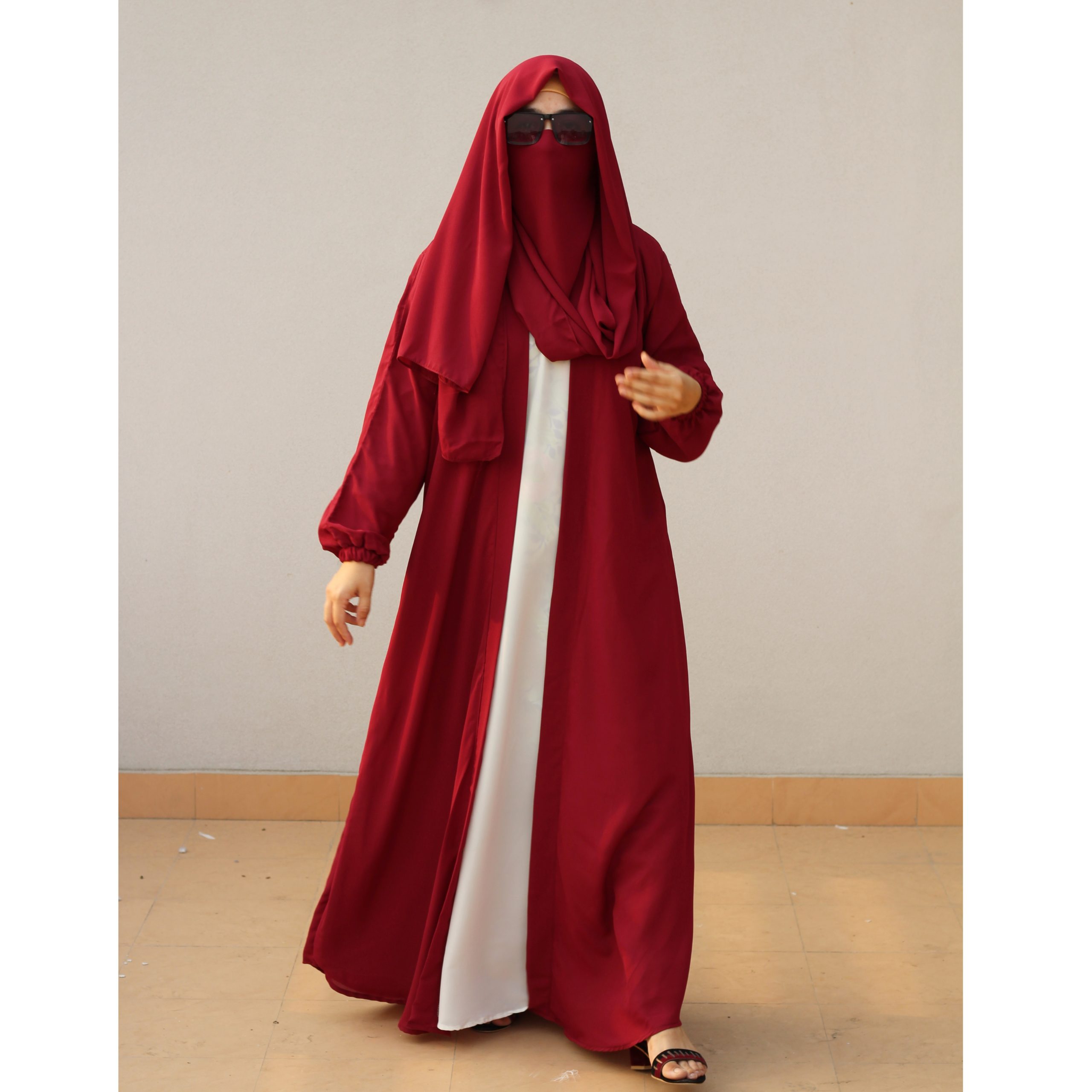 Laila Abaya (Maroon)