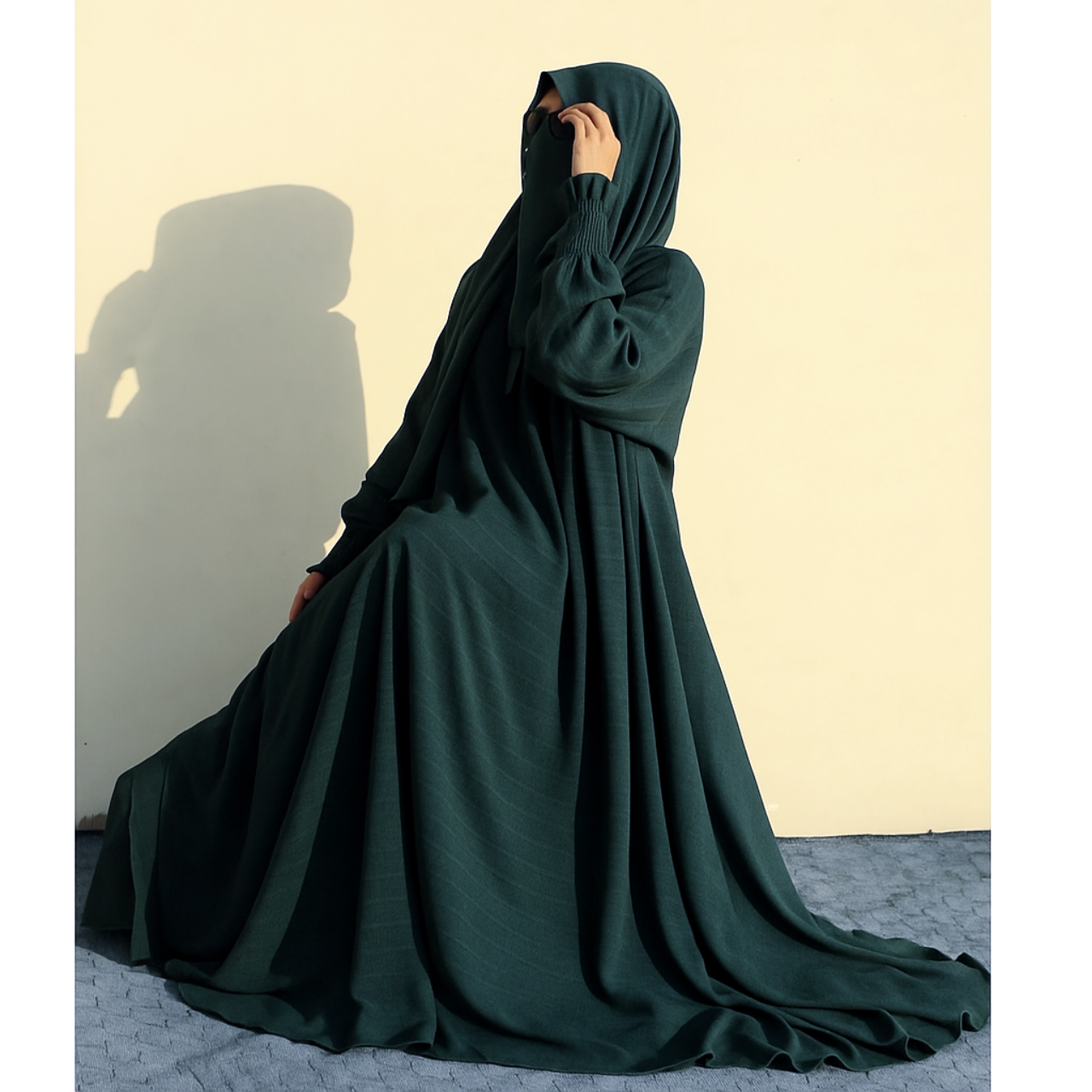 Zari Green Smooky Maxy